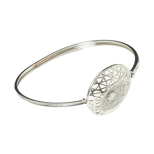 Sparkling Elegance Radiant Round CZ Bracelet
